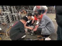 Pelanggan Rusia untuk inspeksi pabrik kualitas sambungan roda gigi khusus